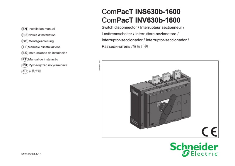 Página 1 del manual Manual de usuario Schneider ComPact INV1000