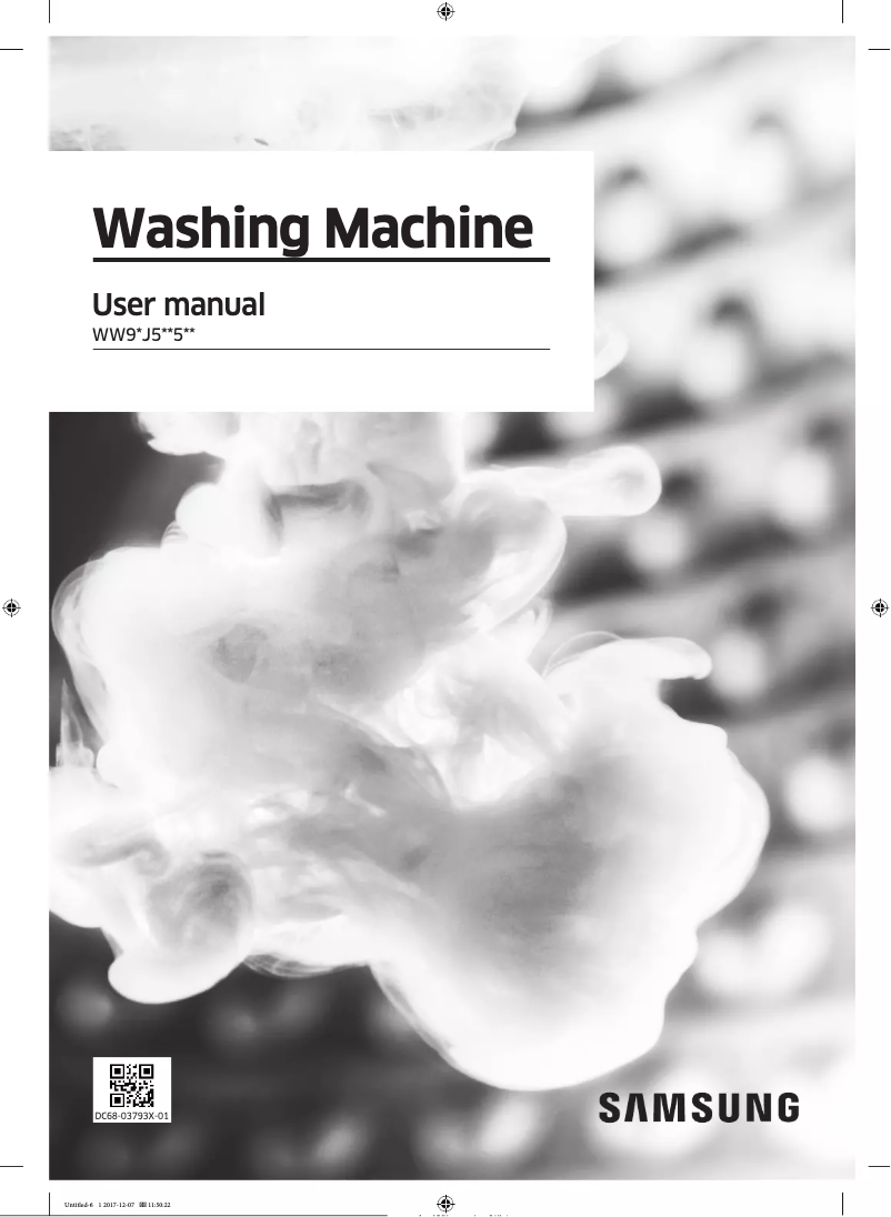 Image de la première page du manuel de l'appareil WW9SJ5345DW