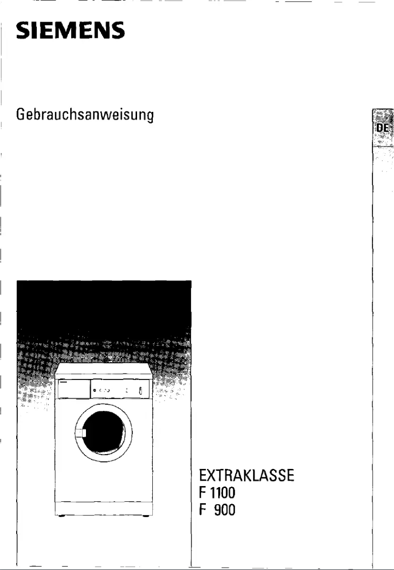 Page n°1 - Manuel utilisateur Siemens F1100