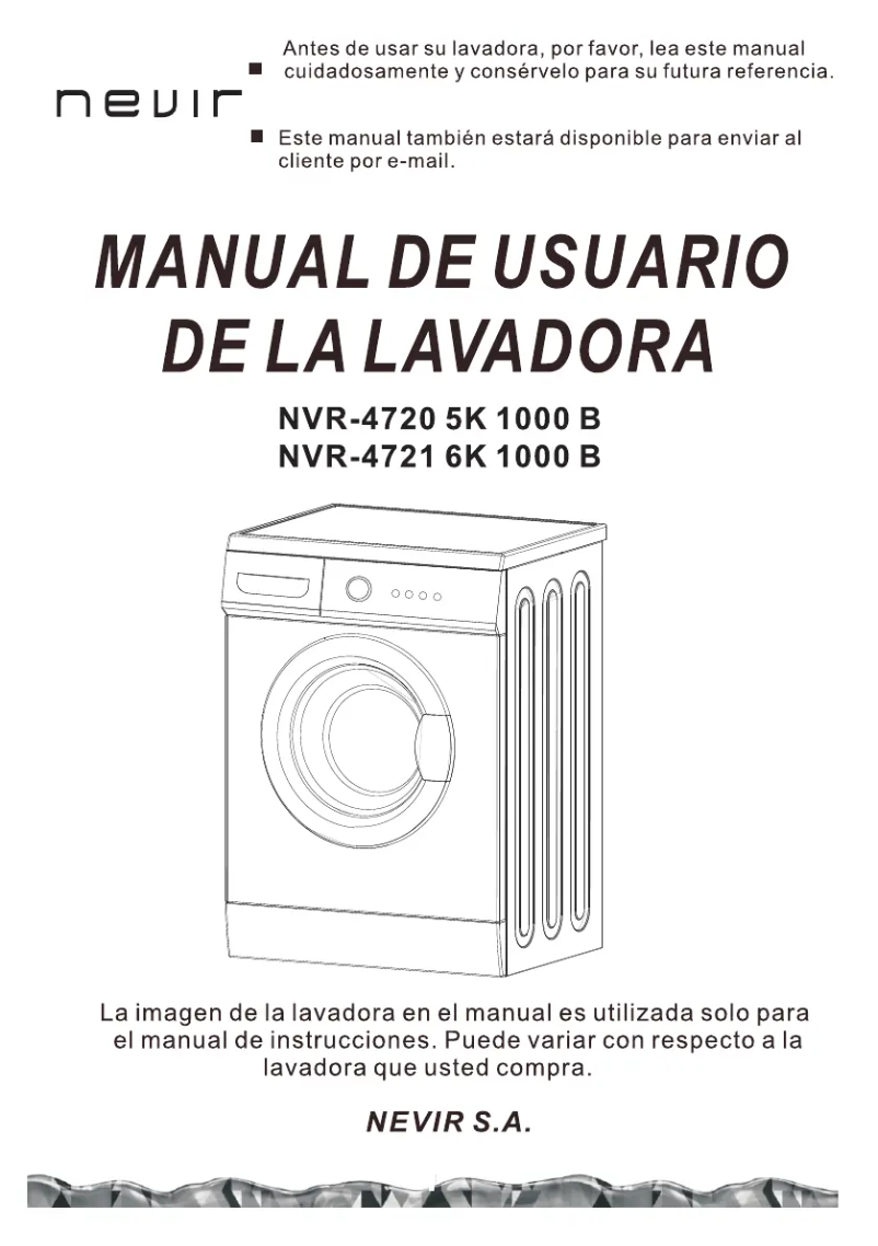 Page n°1 - Manuel utilisateur Nevir NVR-4721-6K