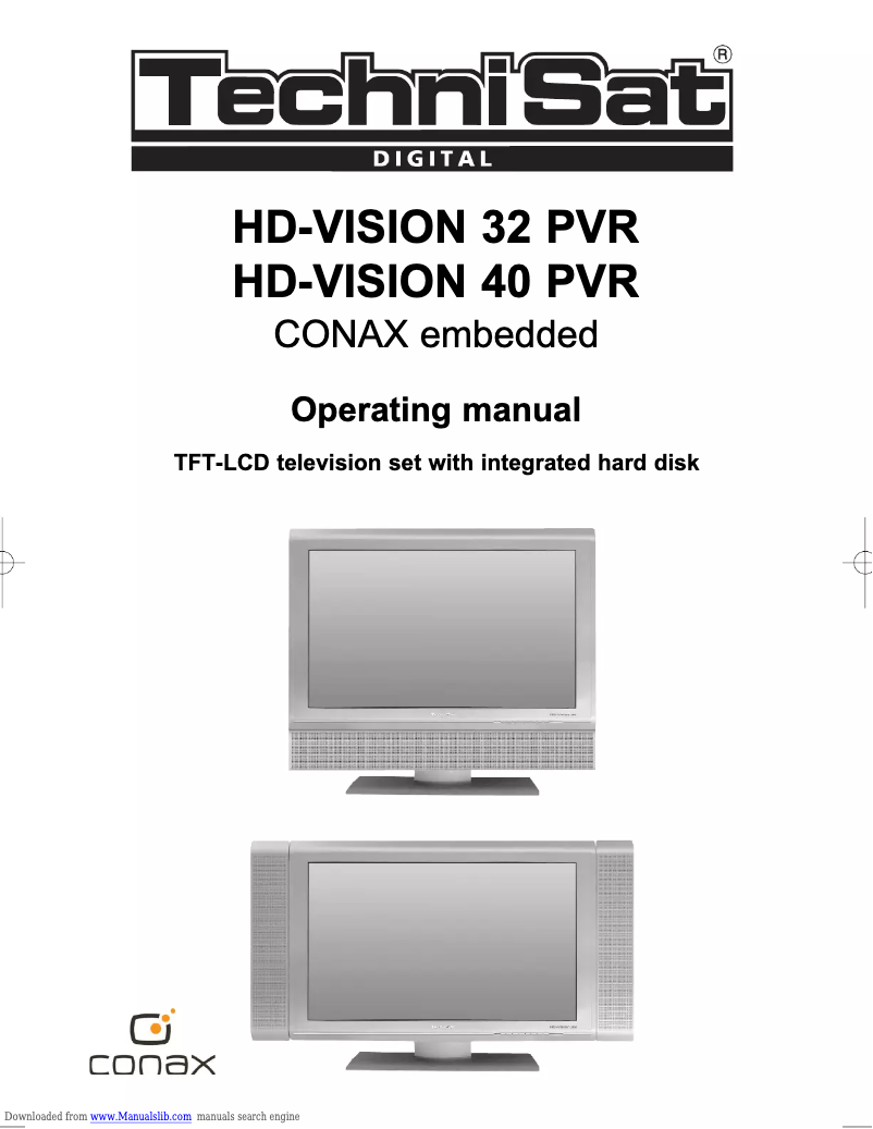 Página 1 del manual Manual de usuario TechniSat HD-VISION 40 PVR