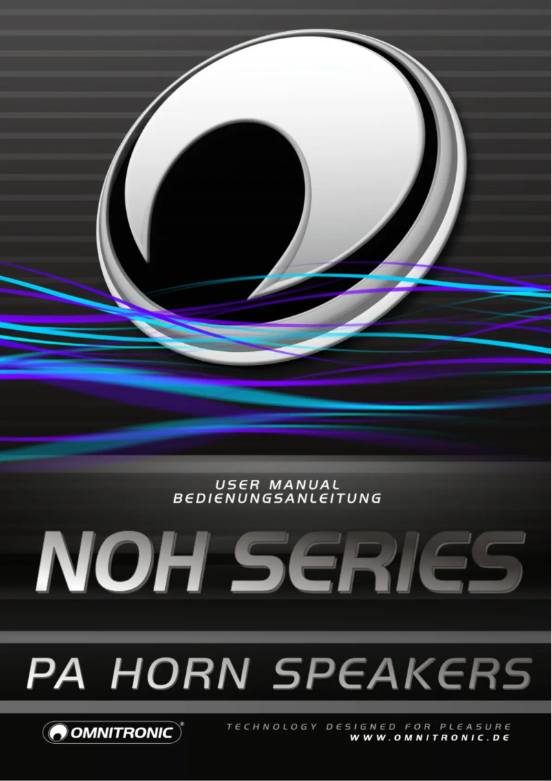 Page n°1 - Manuel utilisateur Omnitronic NOH-35S