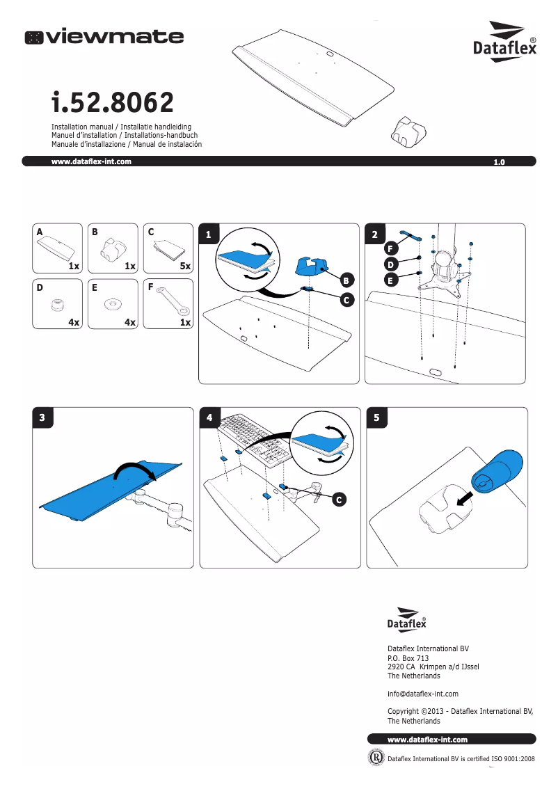 Imagen de la primera página del manual del dispositivo ViewMate-i Keyboard Mouse Platform