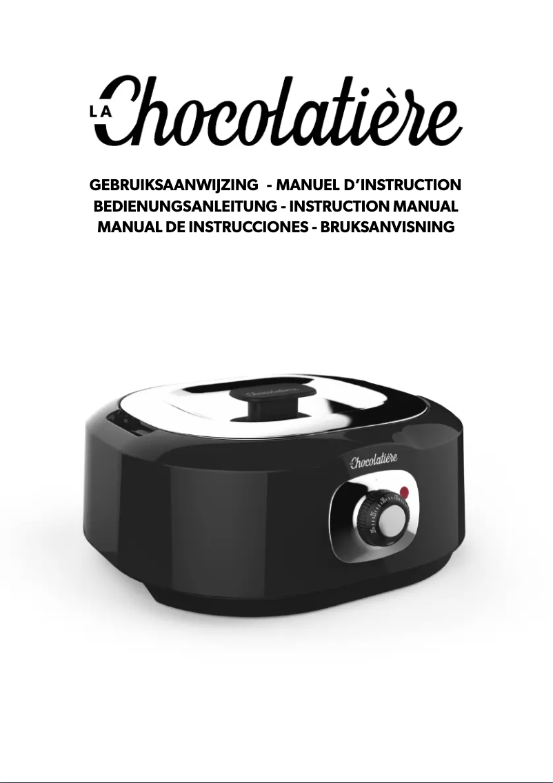 Image de la première page du manuel de l'appareil La Chocolatière