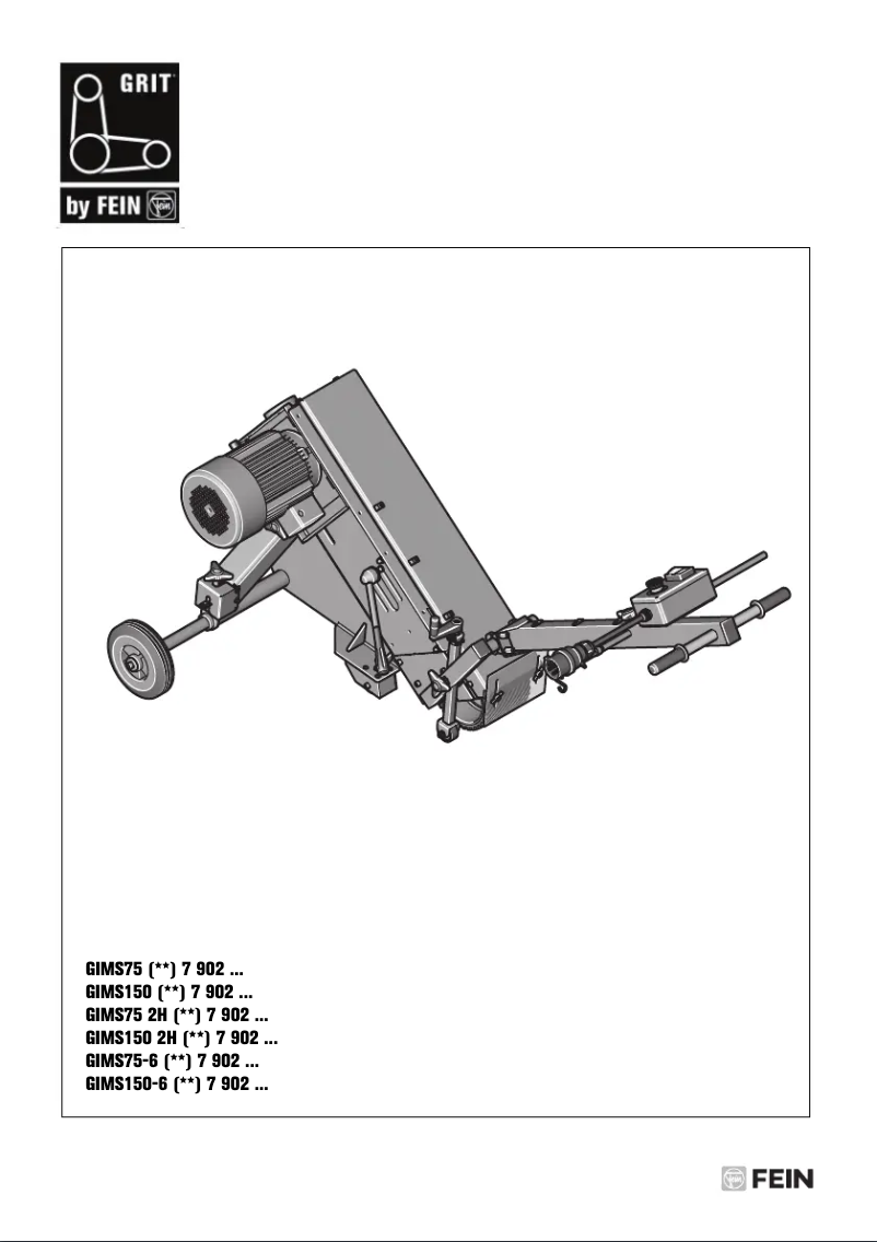 Imagen de la primera página del manual del dispositivo GRIT GIMS 75