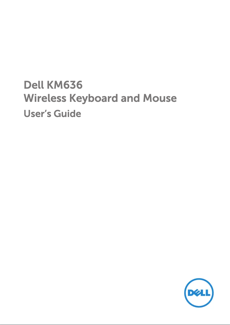 Image de la première page du manuel de l'appareil KM636