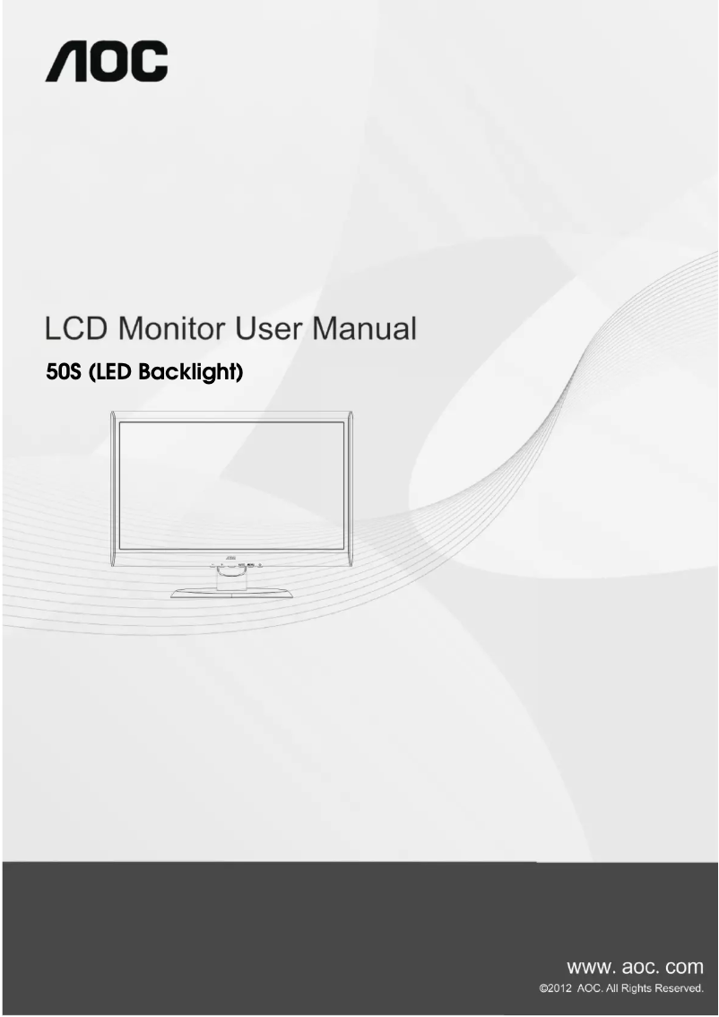 Image de la première page du manuel de l'appareil E2050SWD