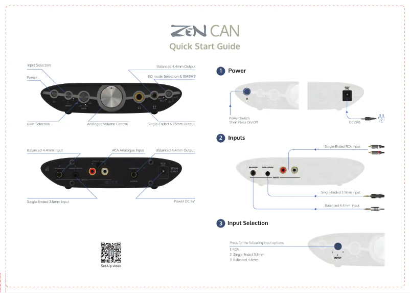 Page n°1 - Manuel utilisateur iFi Audio ZEN CAN 3