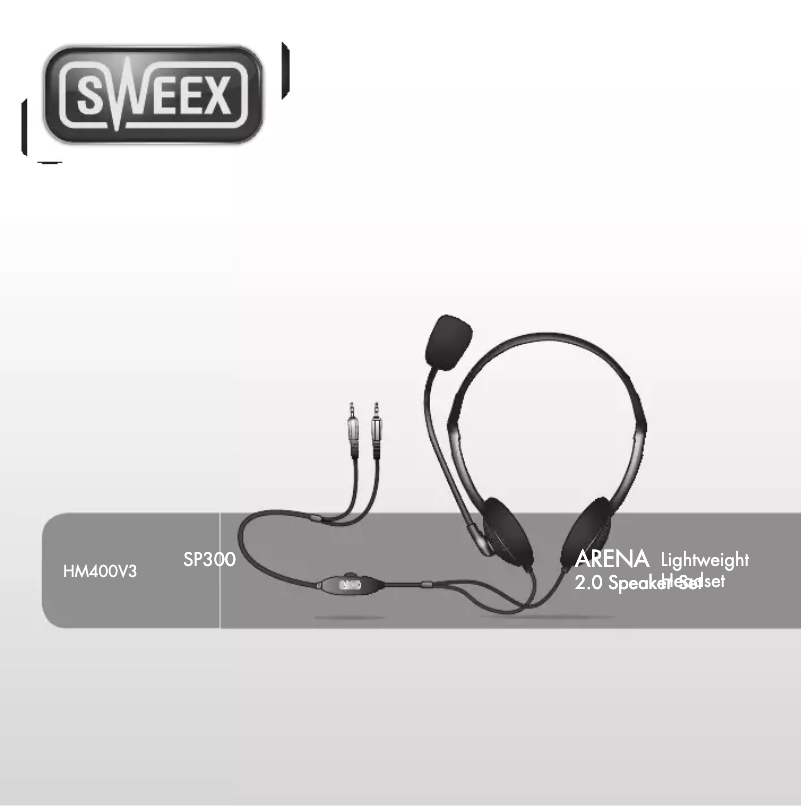 Page 1 de la notice Manuel utilisateur Sweex HM400V3