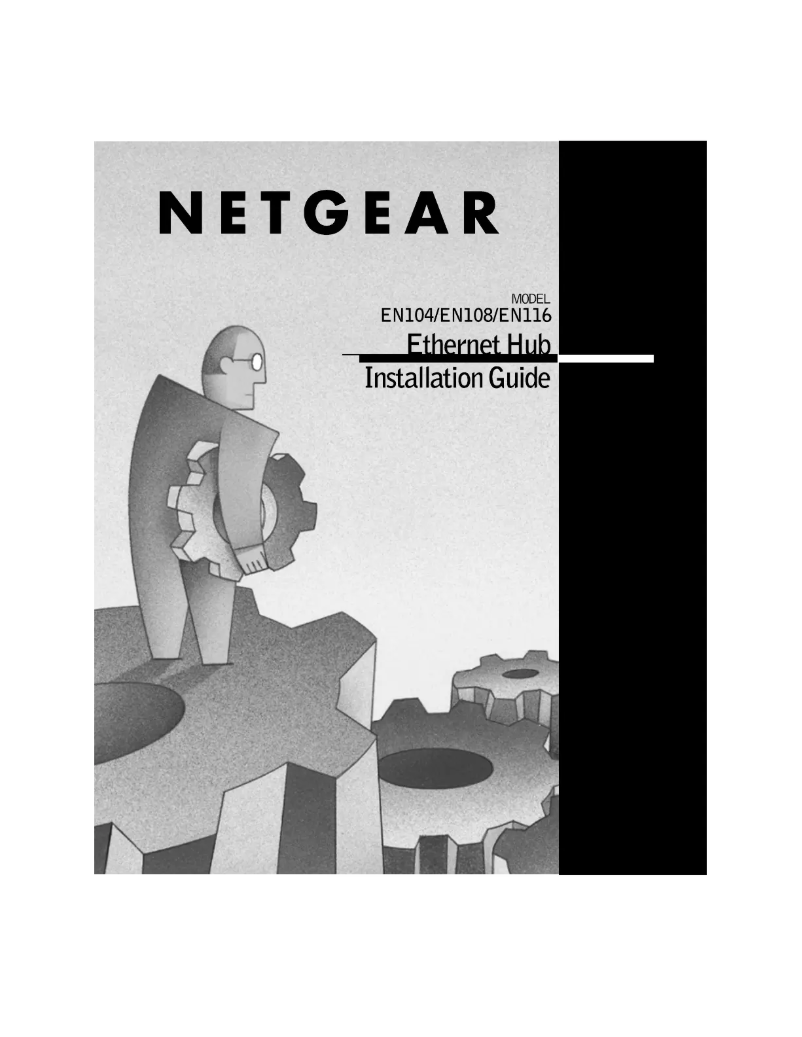 Page n°1 - Manuel utilisateur Netgear EN104