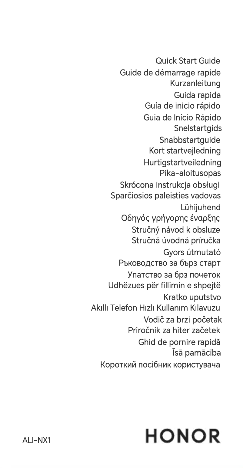 Imagen de la primera página del manual del dispositivo Magic6 Lite