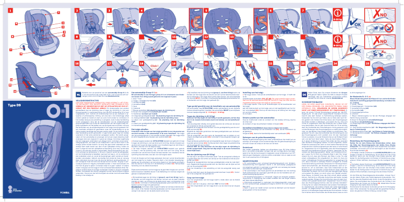 Page 1 of the manual User Manual Nania Disney Cosmo Luxe