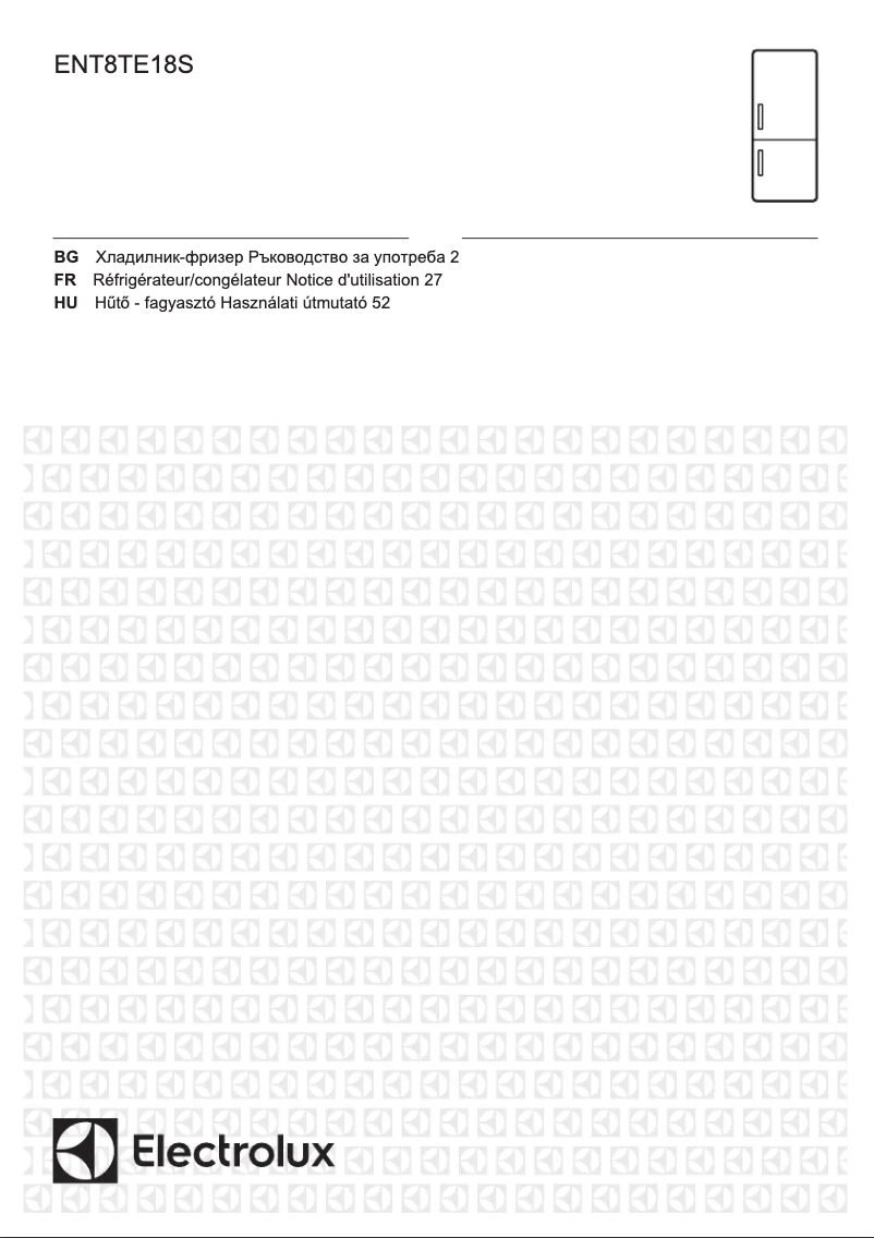 Page 1 de la notice Manuel utilisateur Electrolux ENT8TE18S