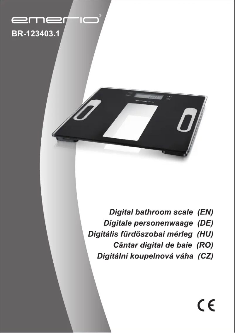 Imagen de la primera página del manual del dispositivo BR-123403