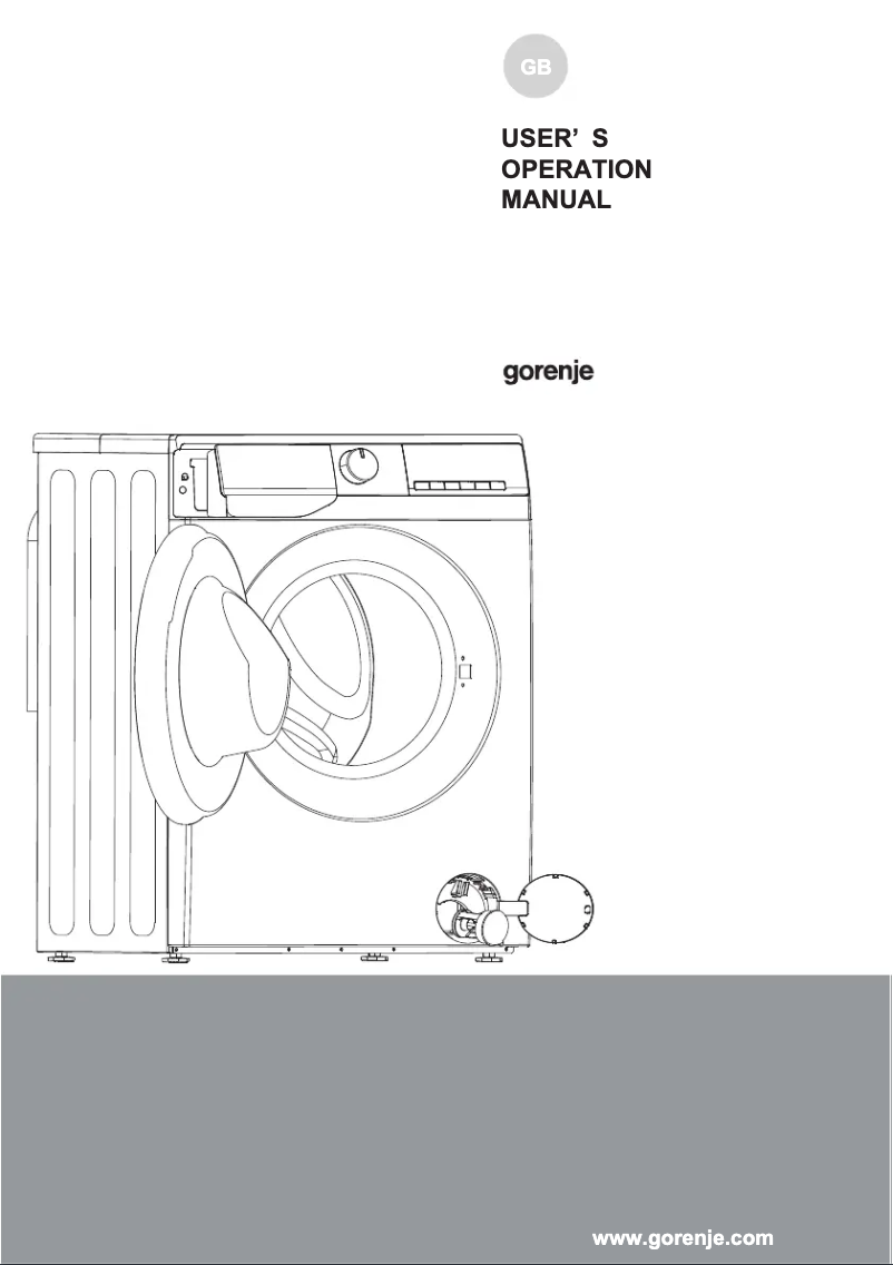 Page 1 de la notice Manuel utilisateur Gorenje WNHEI72SAS