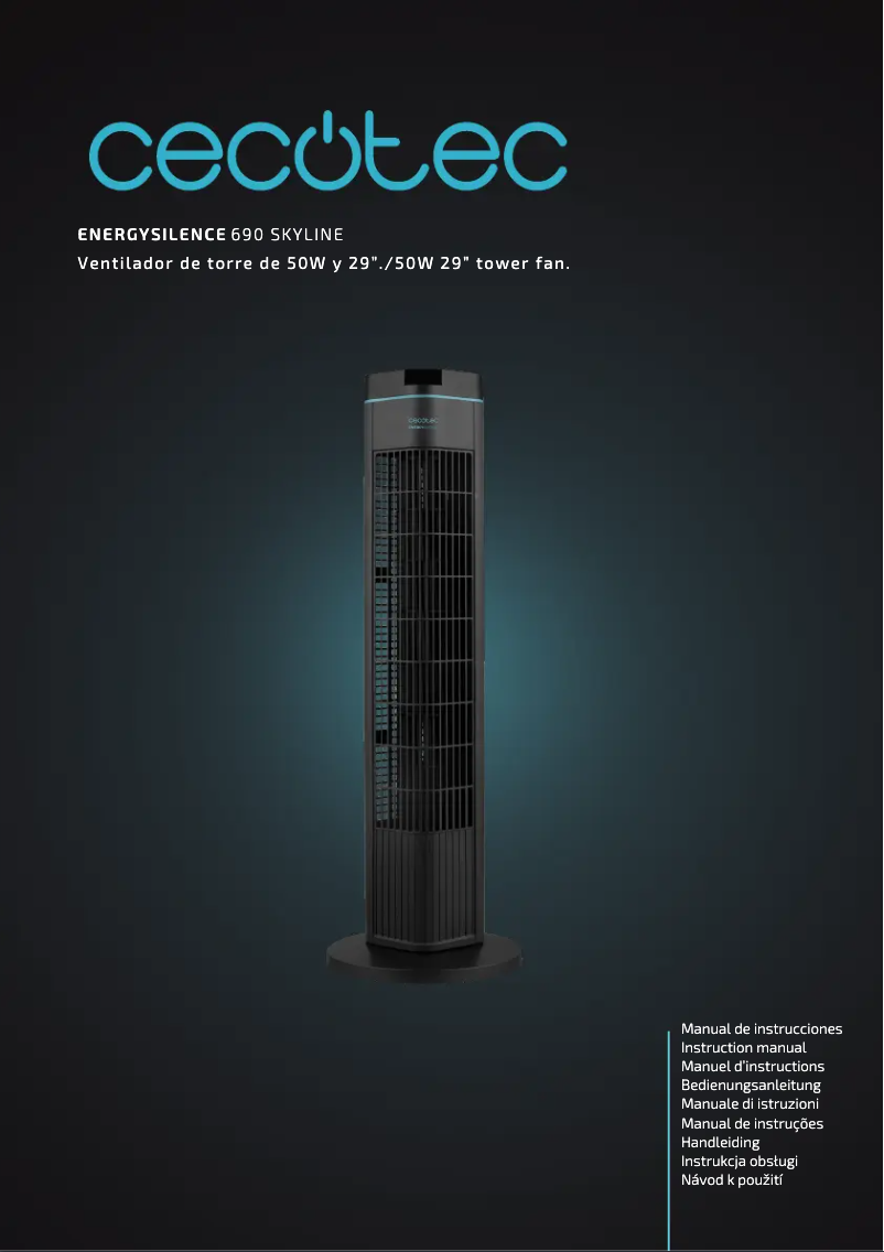 Page n°1 - Manuel utilisateur Cecotec EnergySilence 690 Skyline