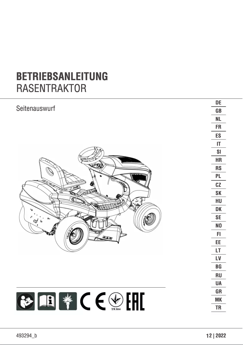 Page 1 de la notice Manuel utilisateur SABO 110-S