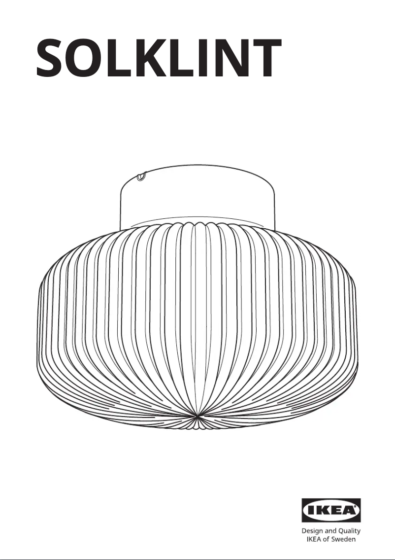 Image de la première page du manuel de l'appareil SOLKLINT 004.720.33
