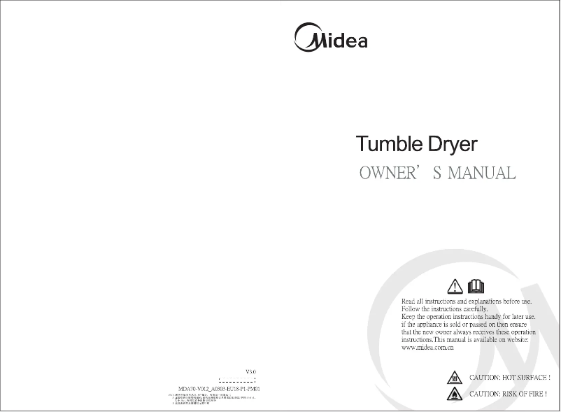 Image de la première page du manuel de l'appareil CSVE710W