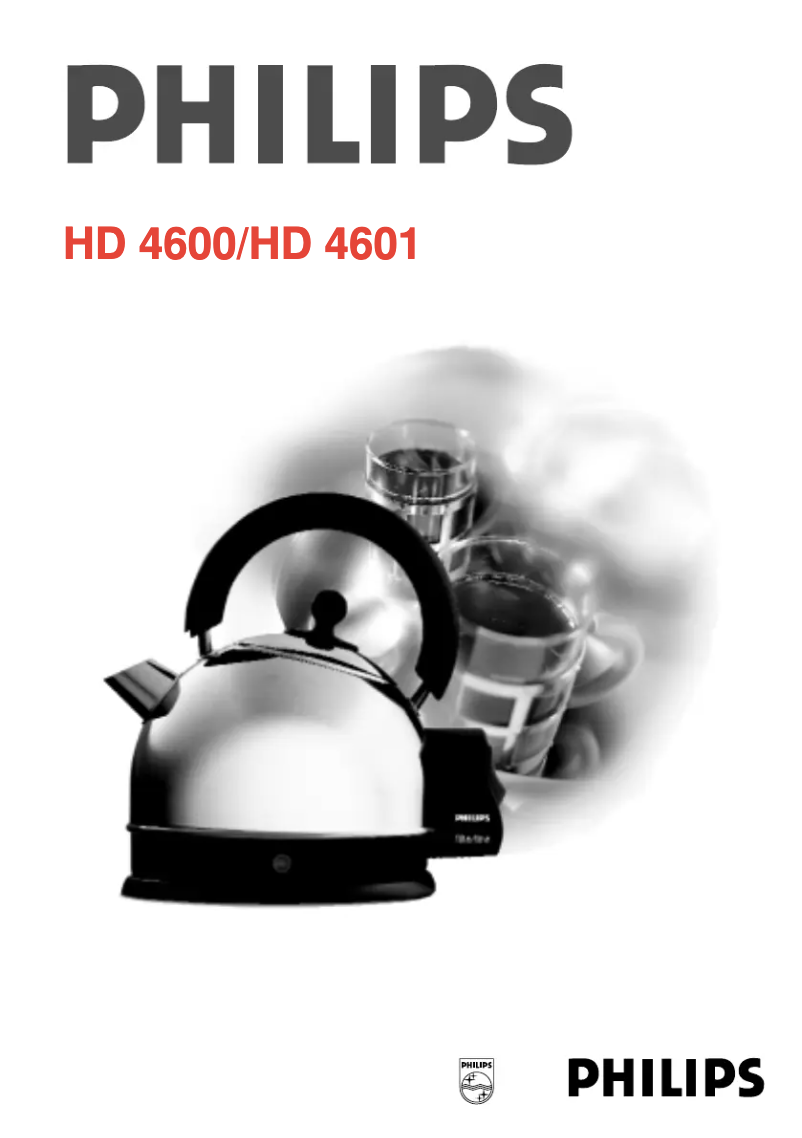 Page 1 de la notice Manuel utilisateur Philips HD4600