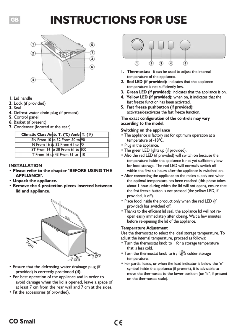 Page 1 de la notice Manuel utilisateur Whirlpool WH1000 UK