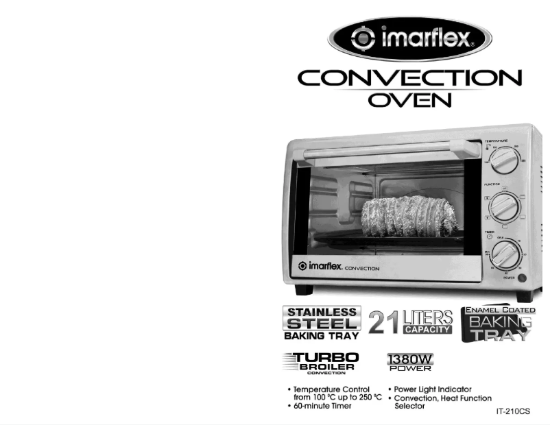 Page 1 de la notice Manuel utilisateur Imarflex IT-210CS