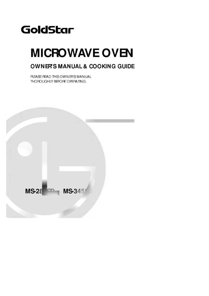 Page n°1 - Manuel utilisateur LG MS285SD