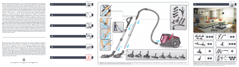 Page n°1 - Manuel utilisateur Rowenta Silence Force Cyclonic RO7289