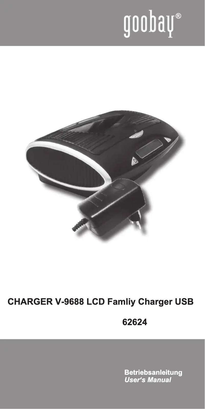 Página 1 del manual Manual de usuario Goobay 62624