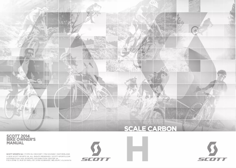 Page n°1 - Manuel utilisateur Scott Scale carbon