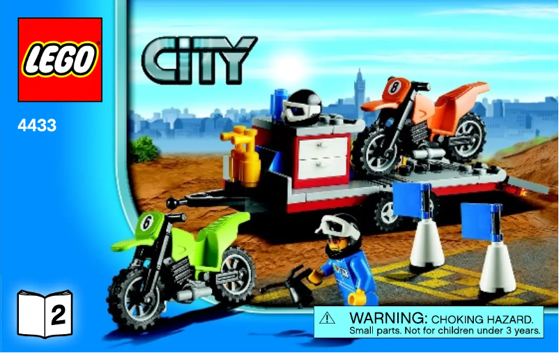 Page 1 de la notice Manuel utilisateur Lego City 4433