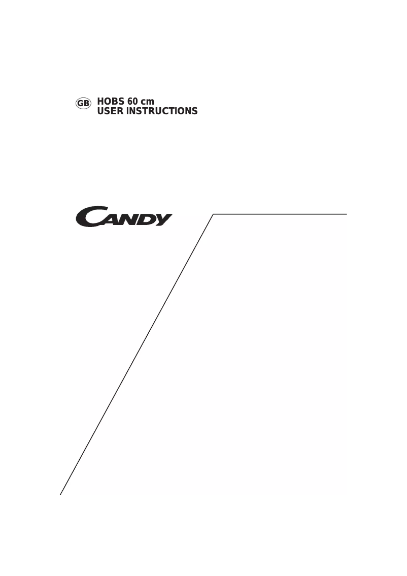 Page n°1 - Manuel utilisateur Candy PC EH 665 N