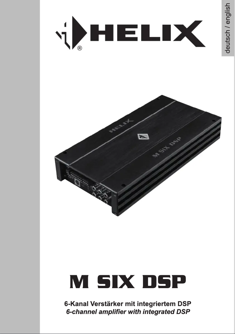 Image de la première page du manuel de l'appareil M SIX DSP