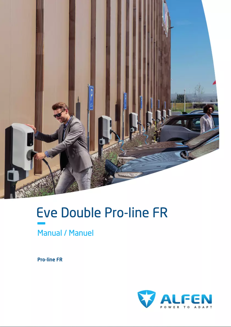 Page 1 de la notice Guide d'installation Alfen Eve Double Pro-line