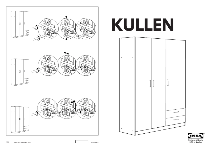 Imagen de la primera página del manual del dispositivo KULLEN