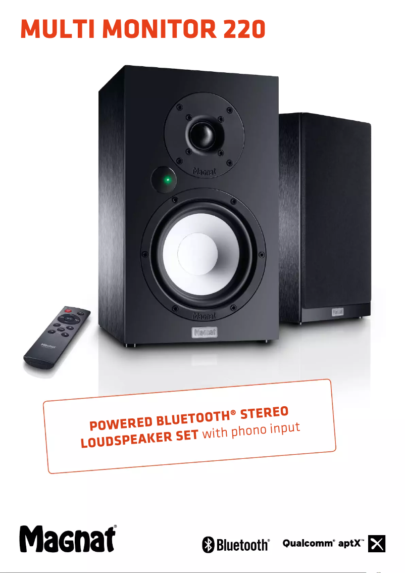 Page 1 de la notice Fiche technique Magnat Multi Monitor 220