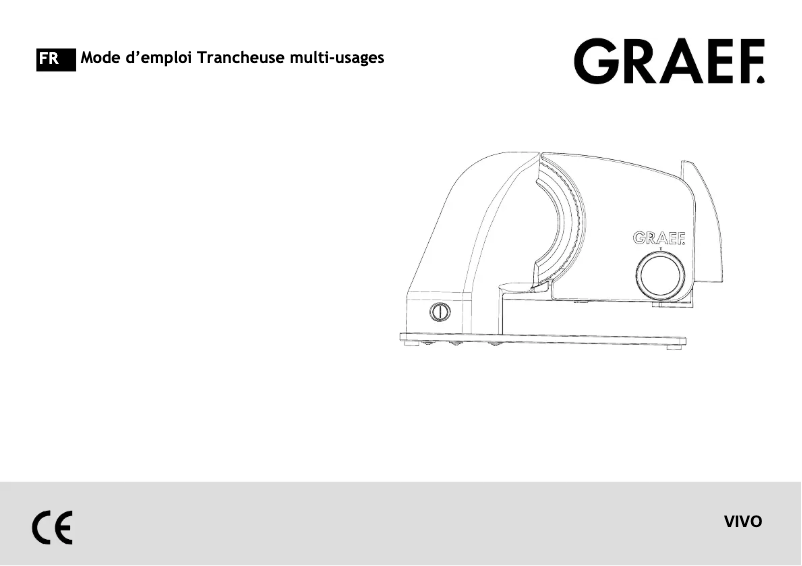 Page 1 de la notice Manuel utilisateur Graef Vivo V 11