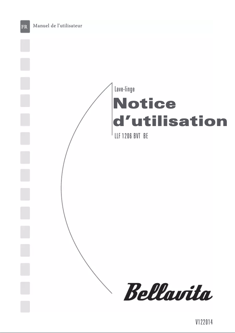 Page 1 de la notice Manuel utilisateur Bellavita LLF 1206 BVT BE
