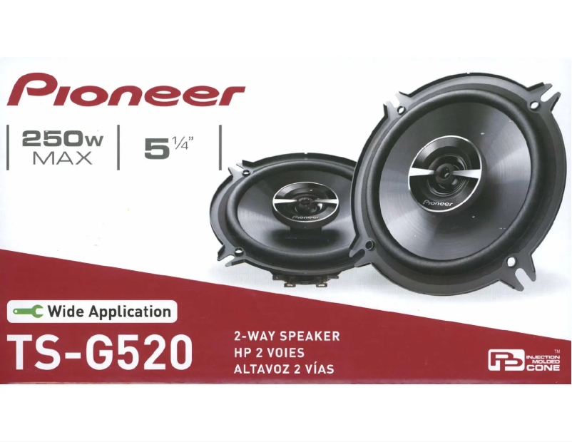 Page n°1 - Manuel utilisateur Pioneer TS-G520