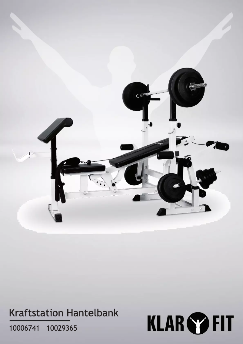 Page 1 de la notice Manuel utilisateur Klarfit Kraftstation 10006741