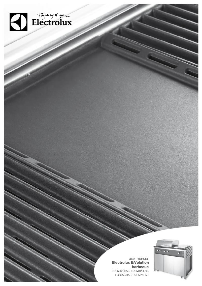 Page 1 de la notice Manuel utilisateur Electrolux E:Volution EQBM120LAS