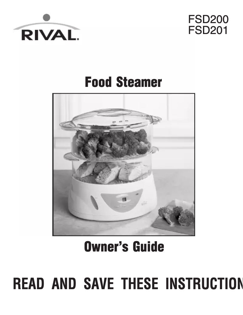Page 1 de la notice Manuel utilisateur Rival FSD201