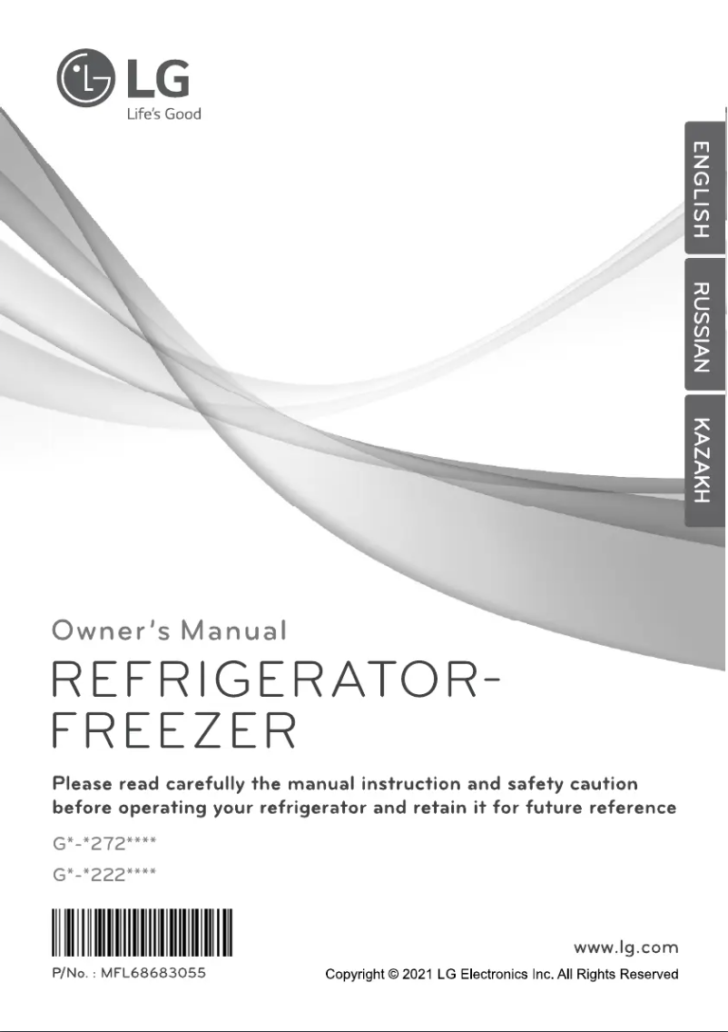 Page 1 de la notice Manuel utilisateur LG GN-C222SQCB