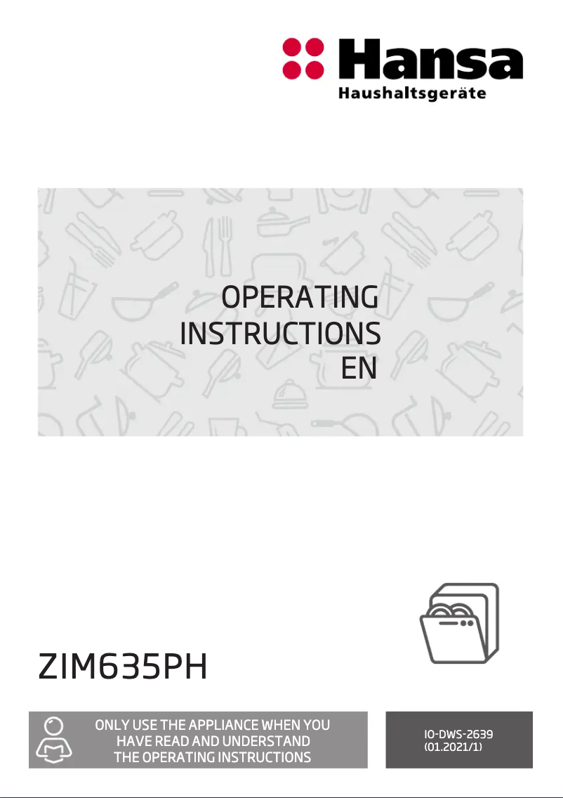 Page n°1 - Manuel utilisateur Hansa ZIM635PH