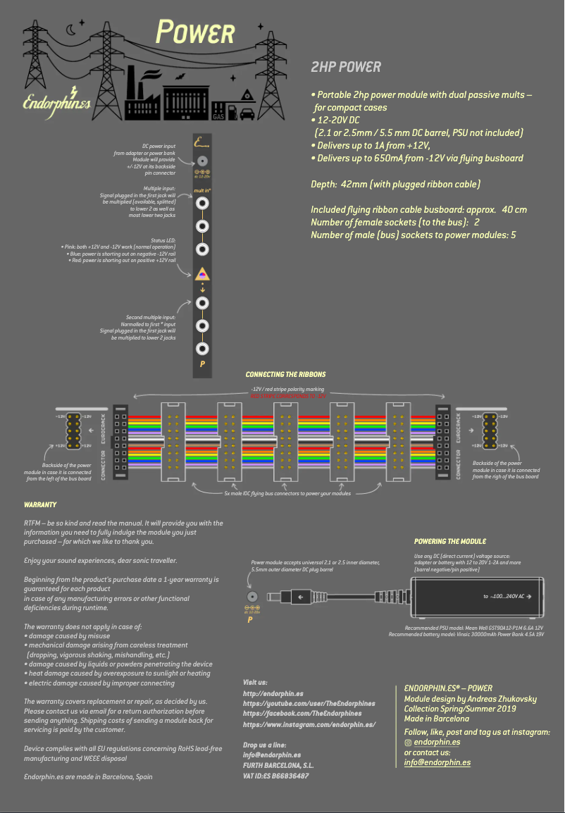Página 1 del manual Manual de usuario Endorphin.es 2HP Power