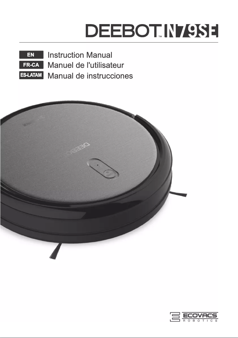 Page n°1 - Manuel utilisateur ECOVACS DEEBOT N79SE