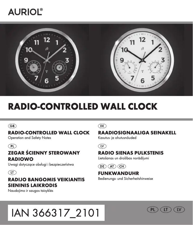 Page 1 de la notice Manuel utilisateur Auriol HG06544A