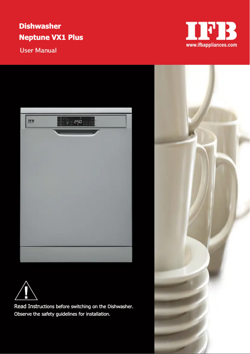 Image de la première page du manuel de l'appareil Neptune VX1 Plus