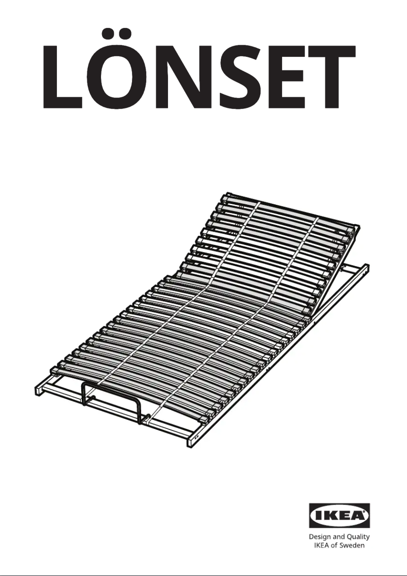 Image de la première page du manuel de l'appareil LÖNSET 702.783.39