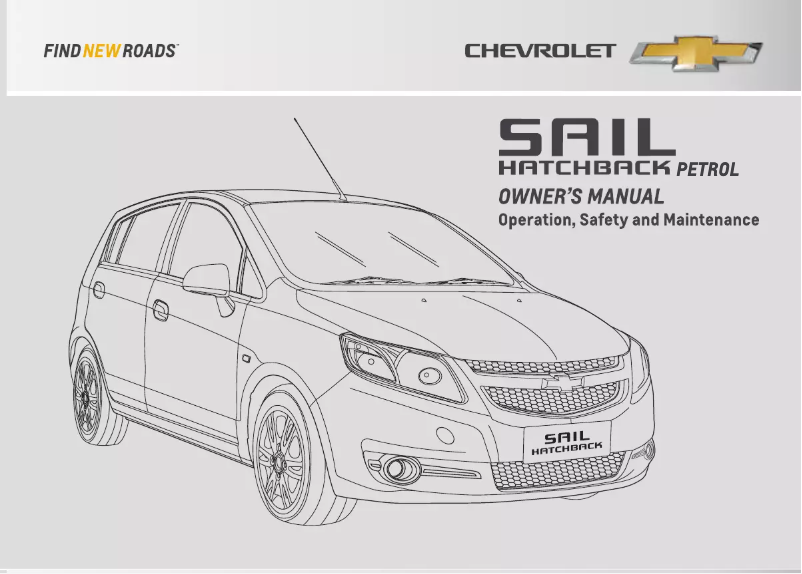 Image de la première page du manuel de l'appareil Sail Hatchback (2015)